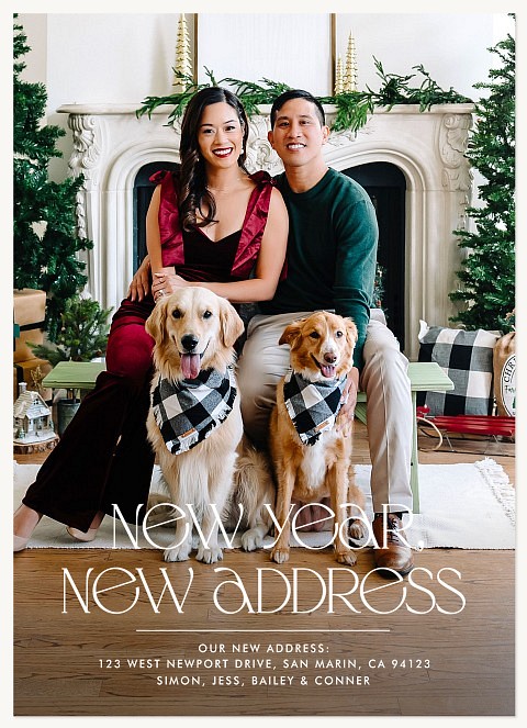 New Beginnings Personalized Holiday Cards