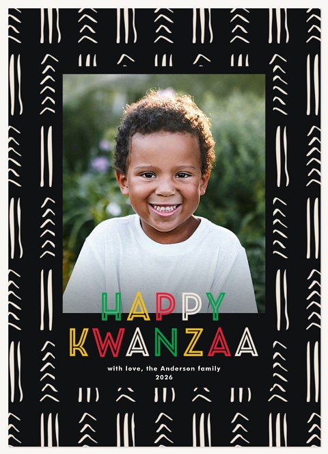 Chic Mudcloth Kwanzaa Cards