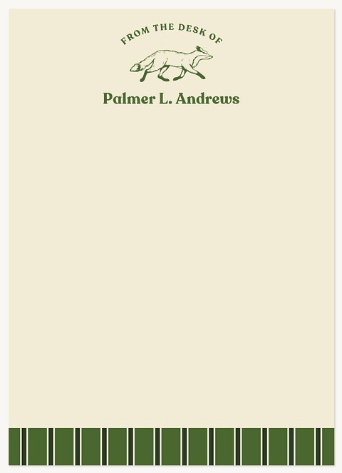 Woodland Fox Stationery
