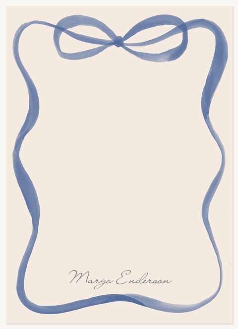 Painted Ribbon Stationery