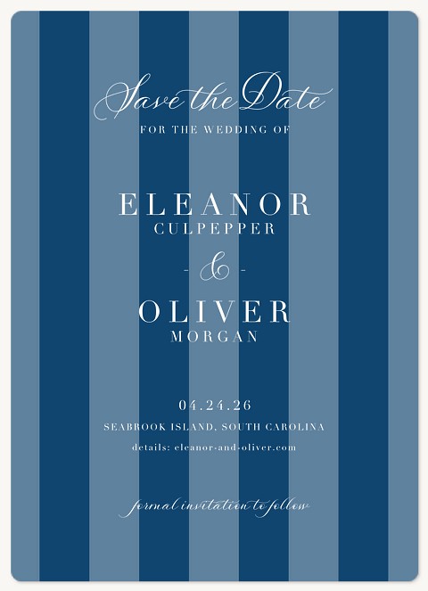 Classic Cabana Save the Date Magnets