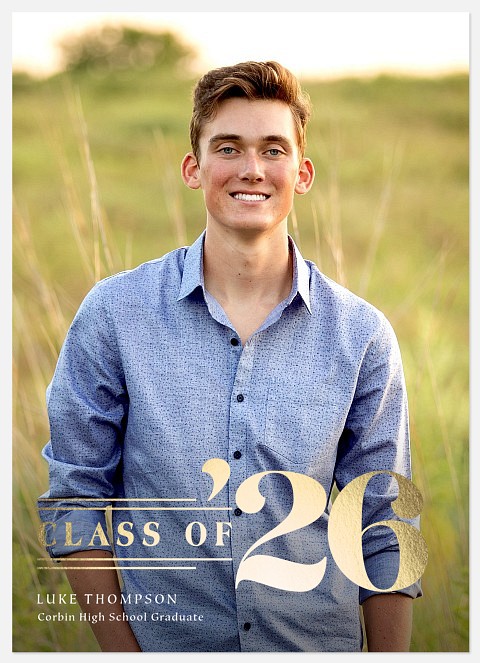 Iridescent Class Graduation Cards