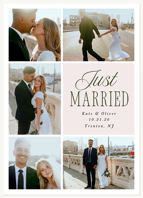 Block Photos Wedding Announcements