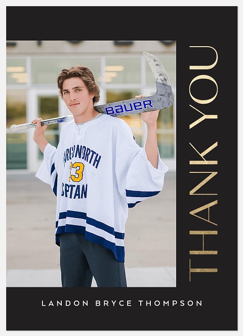 Classic Accomplishment Thank You Cards 