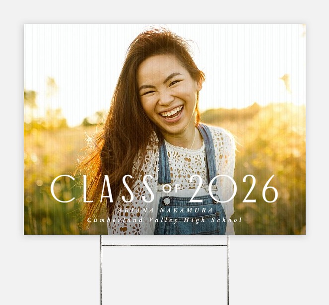 Vintage Class Graduation Yard Signs