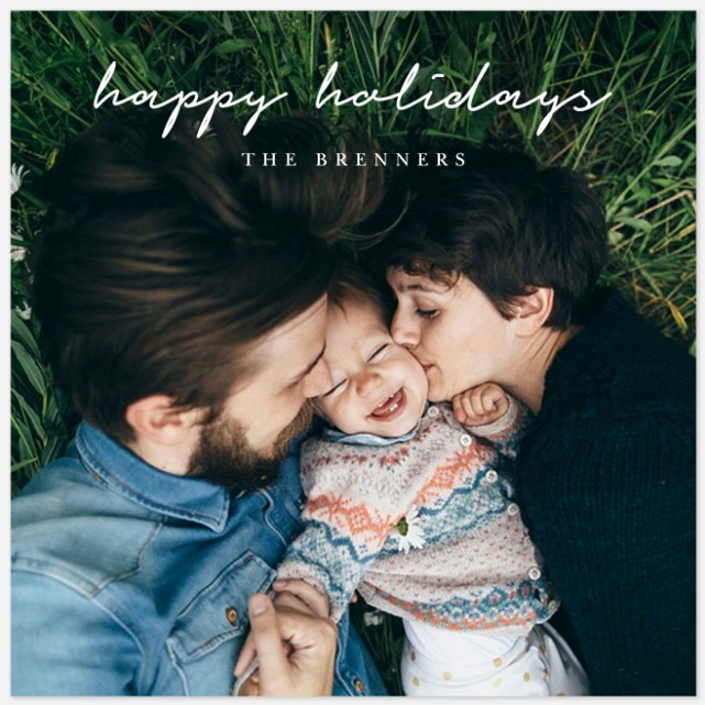 Holiday Pen Holiday Photo Cards