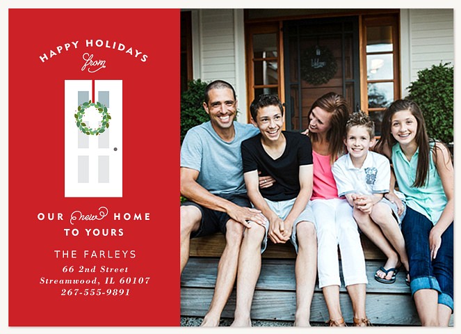 Our New Home Personalized Holiday Cards