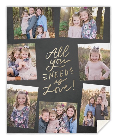 Holiday Love Custom Blankets