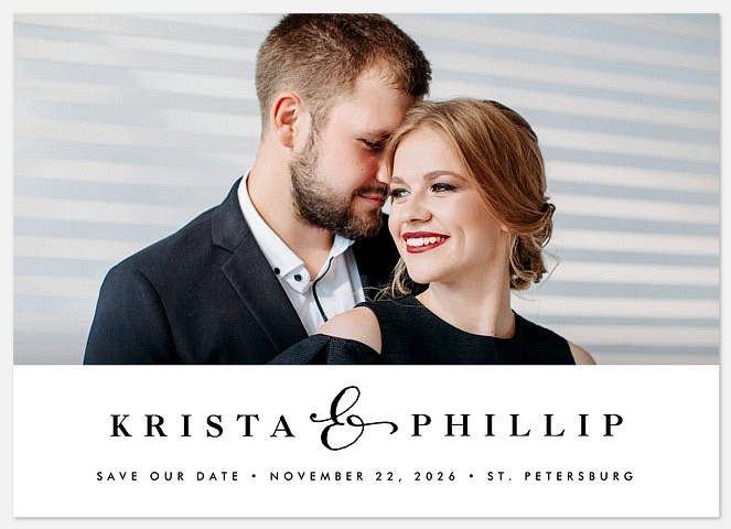 And Forever Save the Date Photo Cards