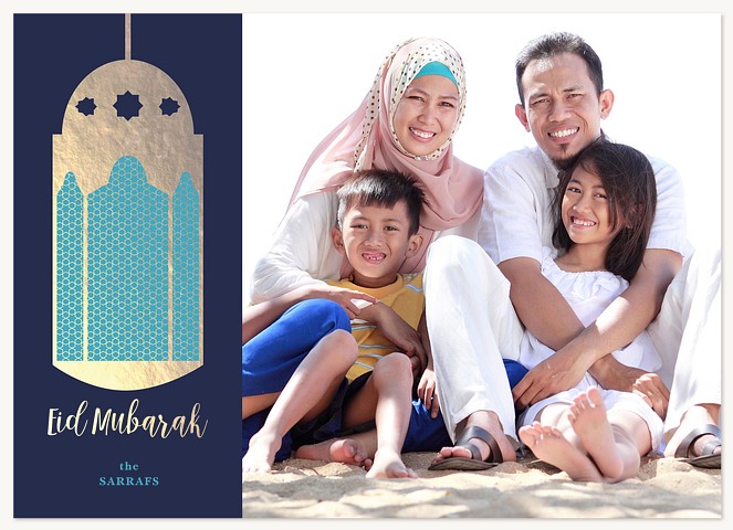 Shimmering Lantern Eid Cards