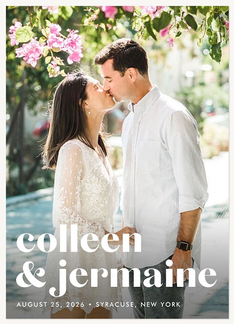  Retro Modern Wedding Announcements