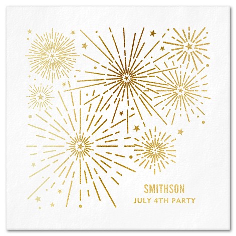 Fireworks Custom Napkins