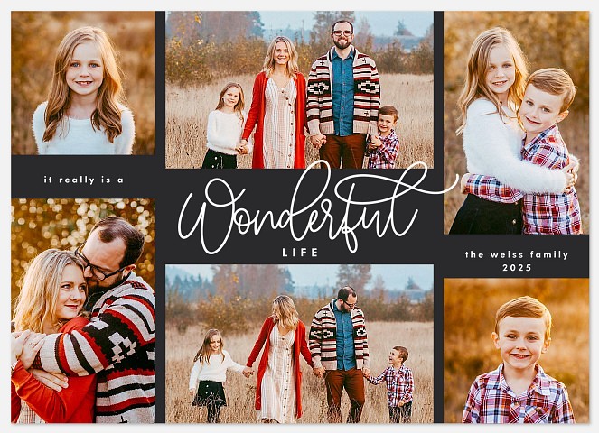 Really Wonderful Holiday Photo Cards