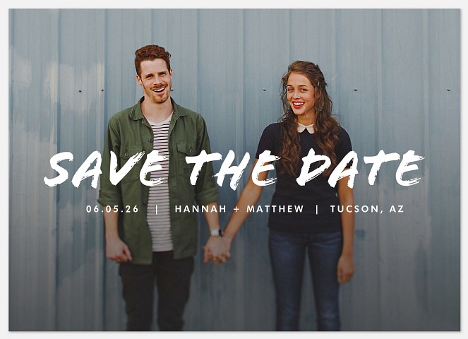 Artistic Inspiration Save the Date Photo Cards