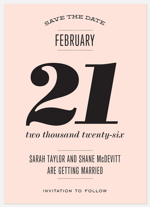 Poster Perfect Save the Date Photo Cards