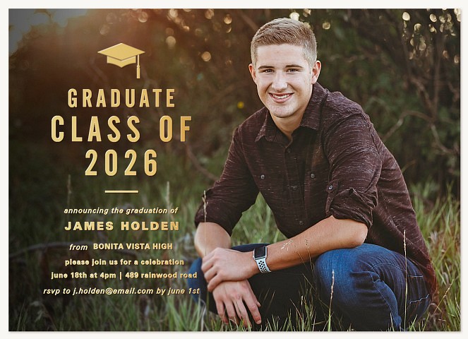 Scholarly Side Graduation Announcements