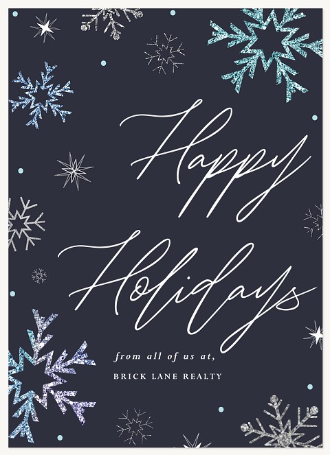 Wonderland Snow Business Holiday Cards