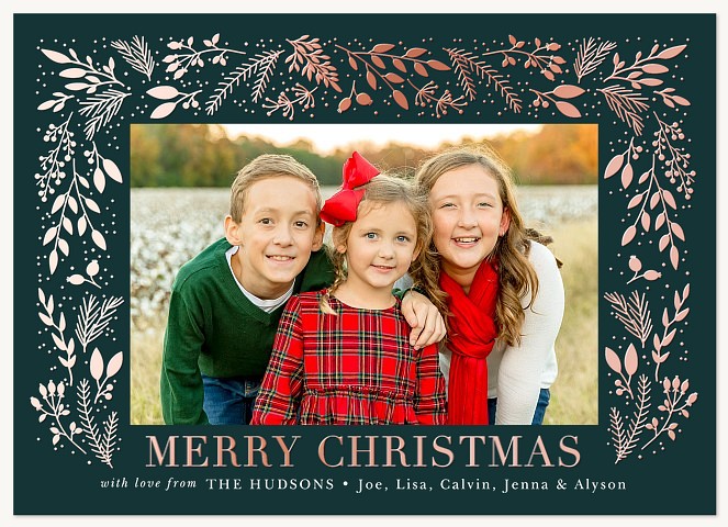 Wintergreen Frame Christmas Cards
