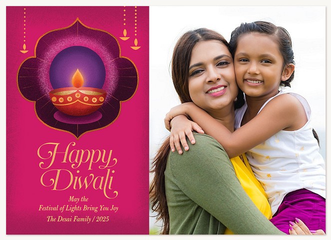 Joyful Lights Diwali Holiday Cards