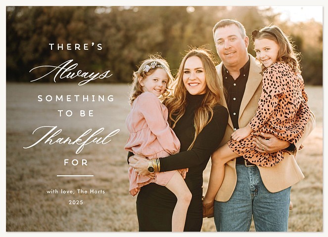 Always Thankful Thanksgiving Cards