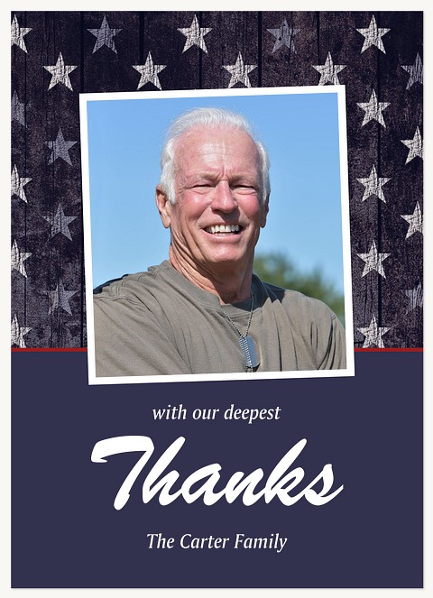 Patriotic Memorial Memorial & Sympathy Cards