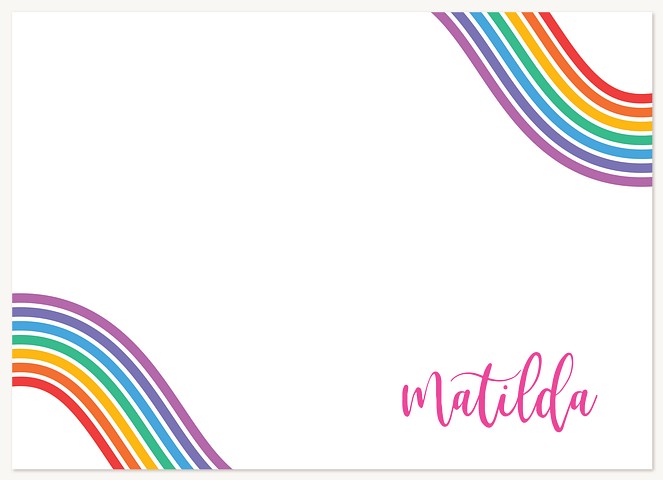 Chasing Rainbows Stationery For Kids