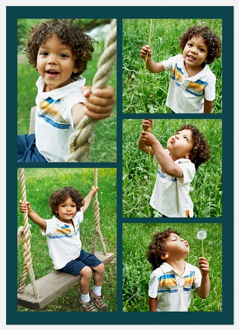 Teal Frame 5 Create Your Own