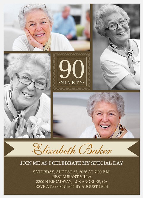 Her Way Birthday Adult Birthday Invitations