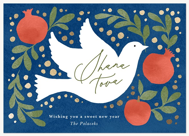 Painted Dove Rosh Hashanah cards