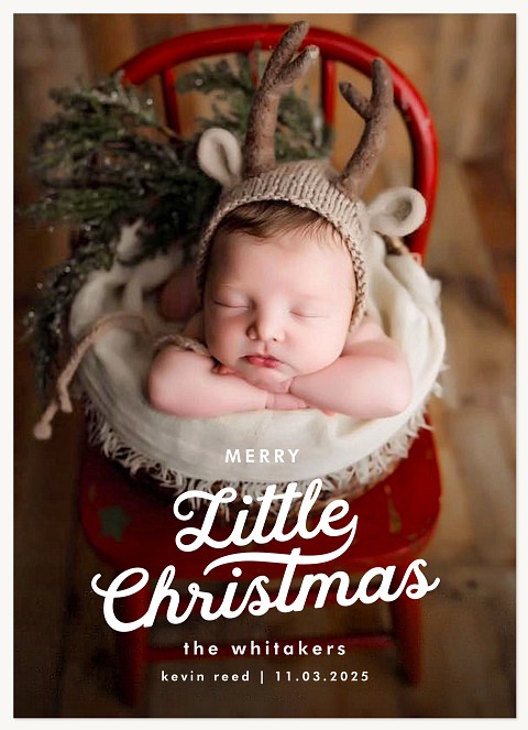 A Little Christmas Personalized Holiday Cards