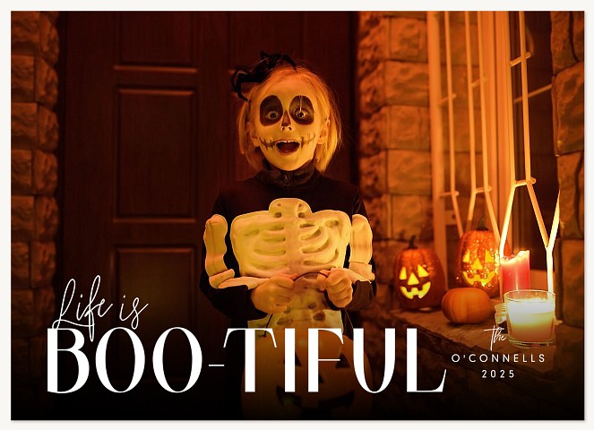 Life Is Boo-tiful Halloween Cards