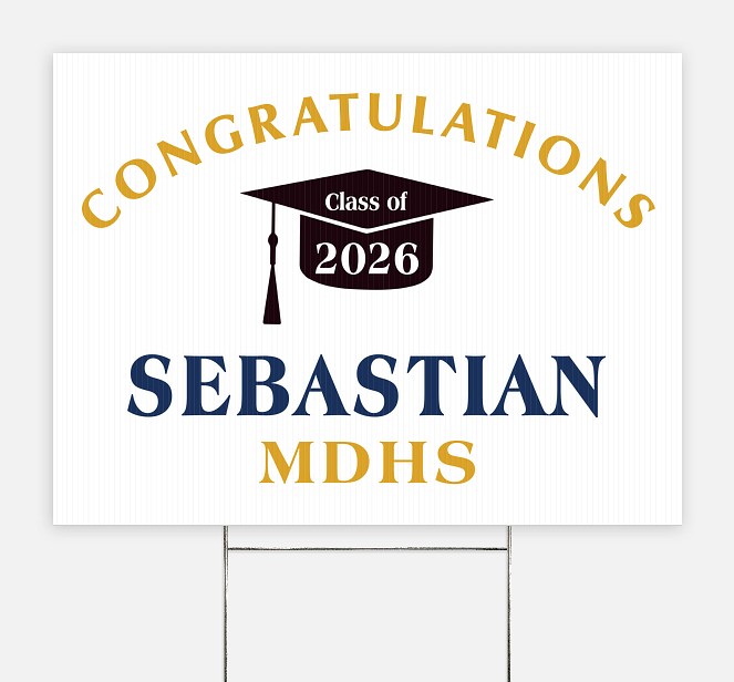 School Pride Graduation Yard Signs