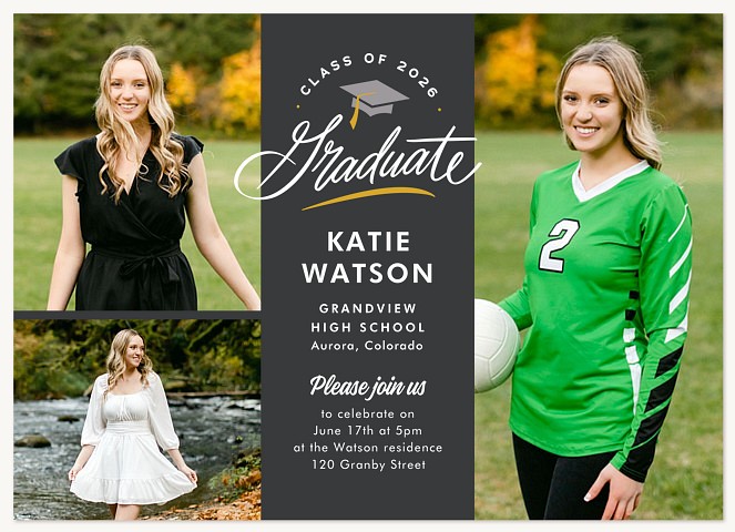 Graduate Emblem Graduation Cards