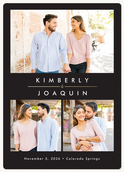 Clean Lines Save the Date Magnets