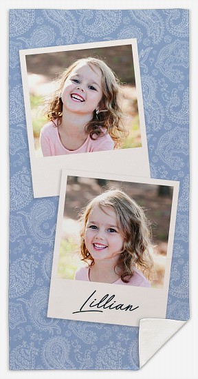 Paisley Polaroids Custom Beach Towels