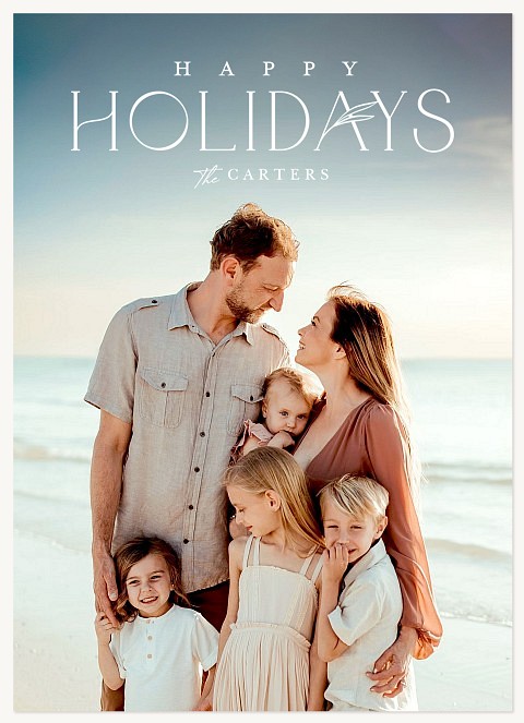 Elegant Spirit Personalized Holiday Cards