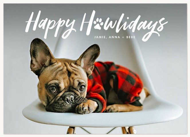 Happy Howlidays Personalized Holiday Cards