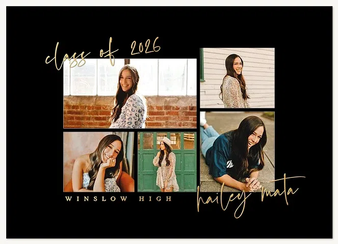 Signed Chalkboard Graduation Cards