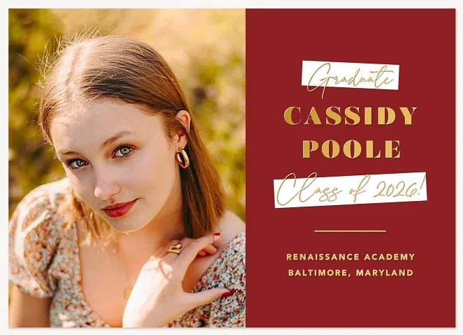 Shining Notes Graduation Cards