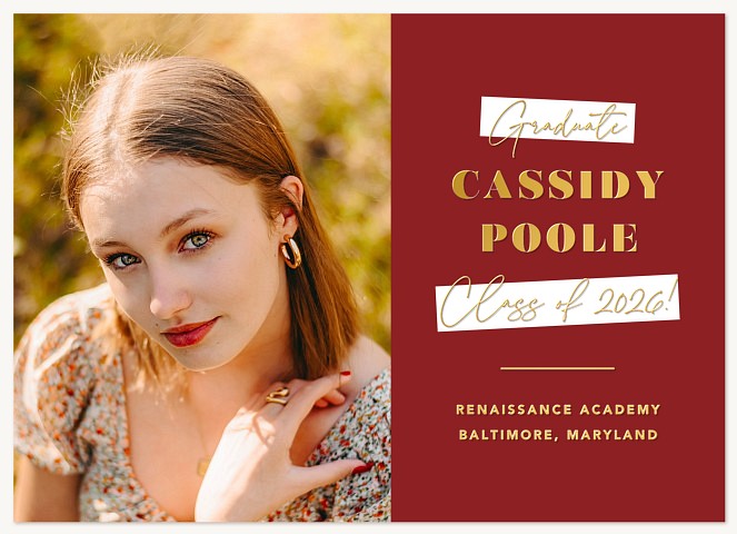 Shining Notes Graduation Cards