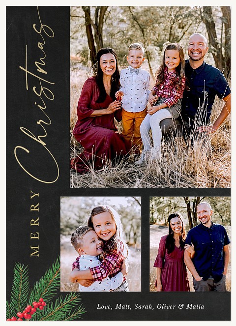 Pine Gallery Personalized Holiday Cards