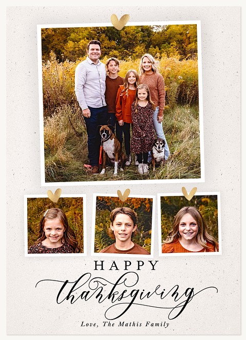 Thanksgiving Hearts Thanksgiving Cards