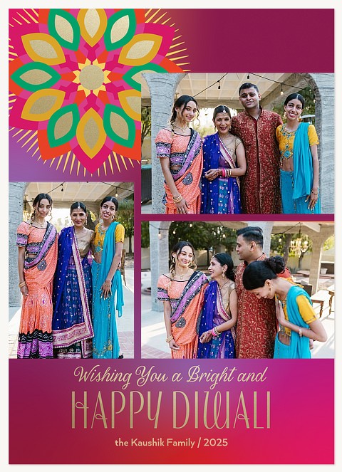 Modern Mandala Diwali Holiday Cards