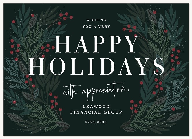 Pinecrest Business Holiday Cards
