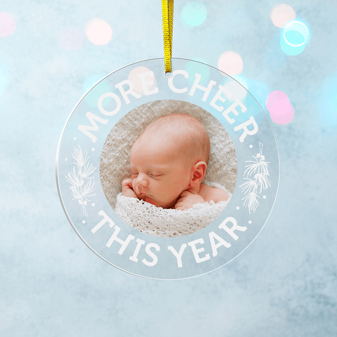 More Cheer Personalized Ornaments
