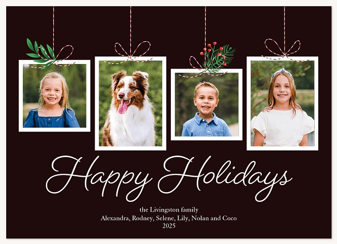 Holiday Gallery Personalized Holiday Cards