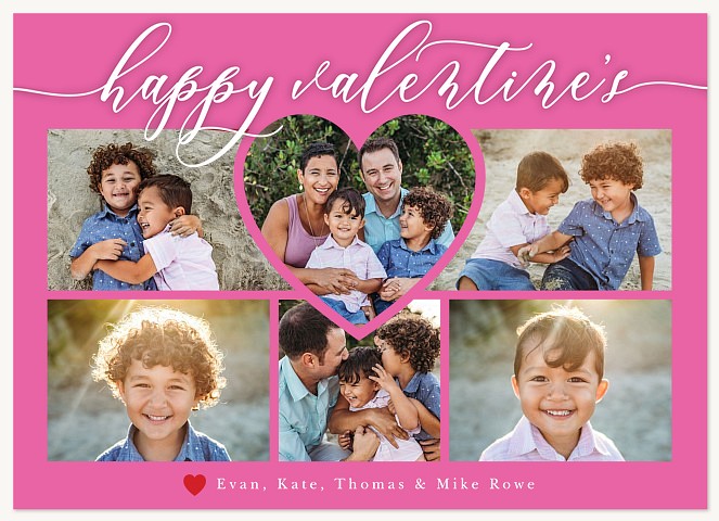 Heart Collage Valentines Cards