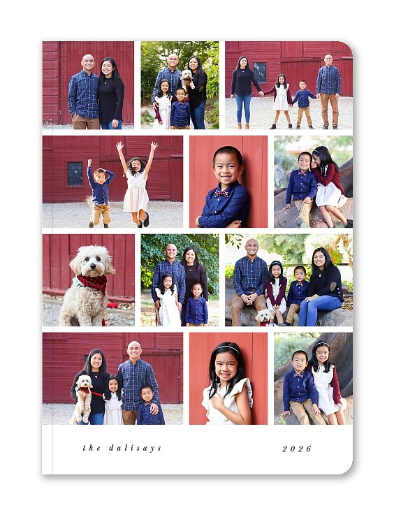 Photo Grid Custom Softcover Journals