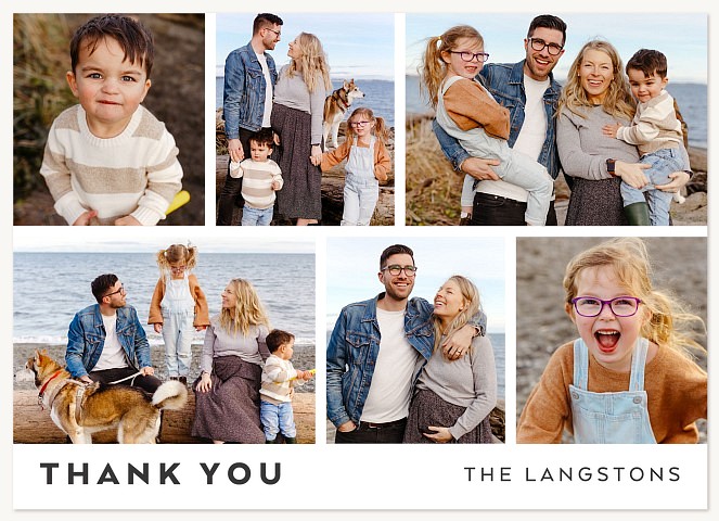 Captured Moments Thank You Cards 