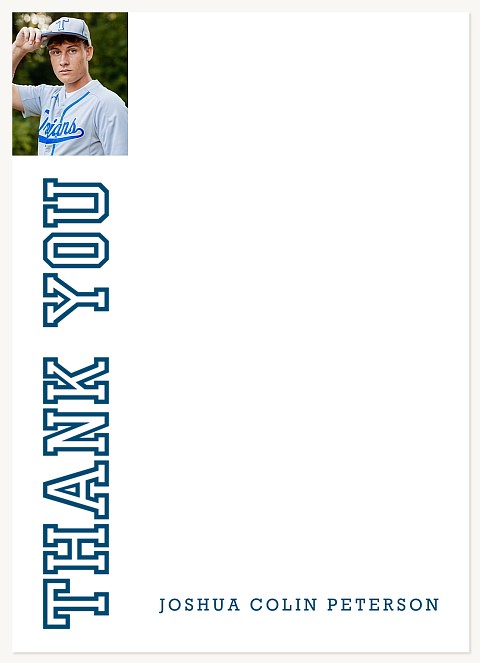 Outlined Greeting Thank You Cards 